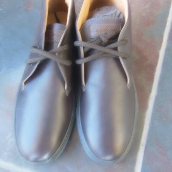 Santoni Other - New Authentic Santoni High Top Luxury Leather Shoes Brown Italy UK 11 US 12